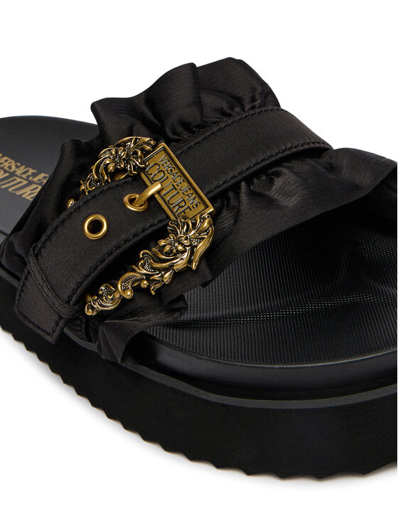 Versace Jeans Couture Шльопанці Versace Jeans Couture 80VA3SM5 Чорний
