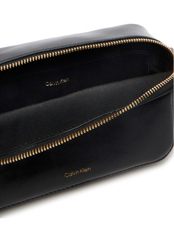 Calvin Klein Borsetta Calvin Klein Foil Logo Glossy  LV04F3539G Nero