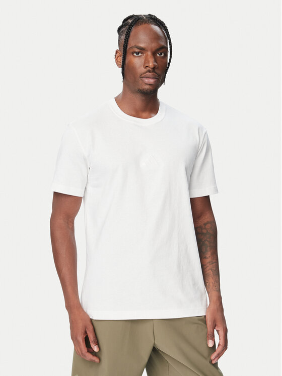 adidas adidas Camiseta Adidas Kit Small Logo KX1279 Blanco Regular Fit