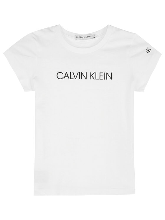 Calvin Klein Jeans Calvin Klein Jeans T-shirt IG0IG00380 Bijela Regular Fit