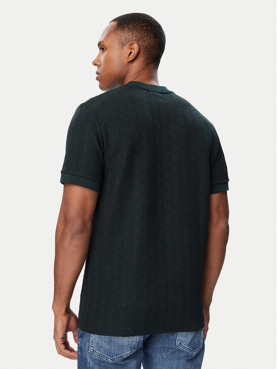 Lacoste Lacoste Camiseta TH1197 Verde oscuro Regular Fit