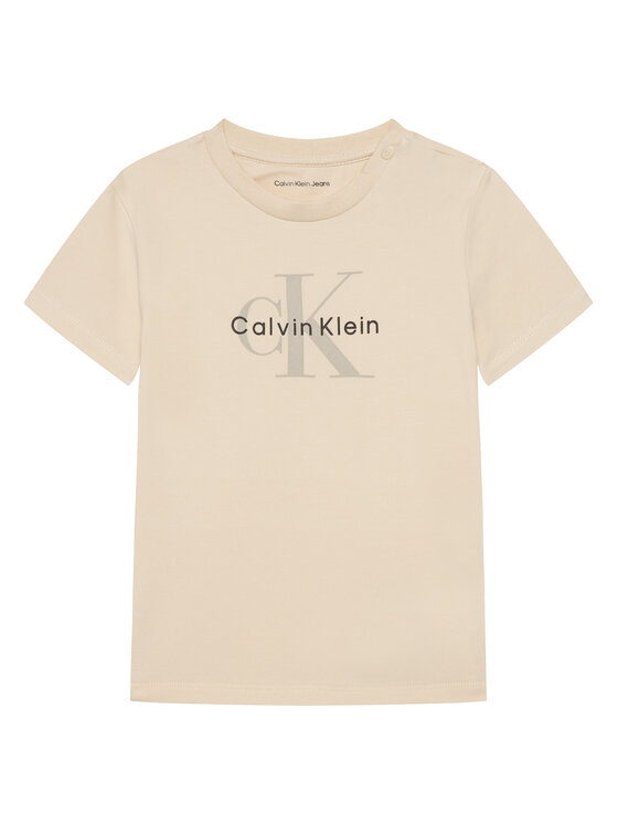 Calvin Klein Jeans Calvin Klein Jeans Pulóver, blúz és nadrág szett Monogram IN0IN00336 Bézs Regular Fit