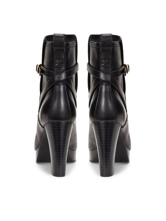 LAUREN RALPH LAUREN Īsie zābaki LAUREN RALPH LAUREN 802908331005 Melns