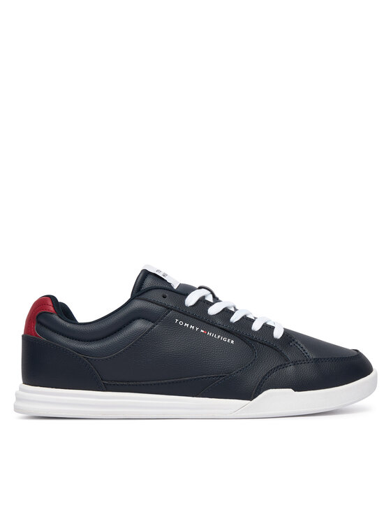 Tommy Hilfiger Sneakersy Tommy Hilfiger Lo Pro Cupsole Perf Leather FM0FM05944 Biały