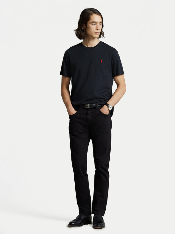 Polo Ralph Lauren Polo Ralph Lauren Majica Bsr 710680785 Črna Custom Slim Fit