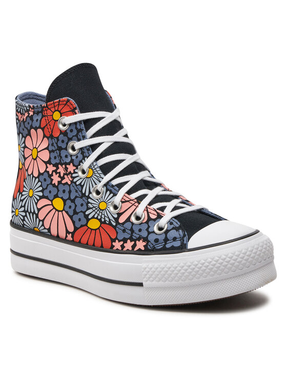 Converse Modne superge Converse Chuck Taylor All Star Lift Platform Floral A08112C Pisana