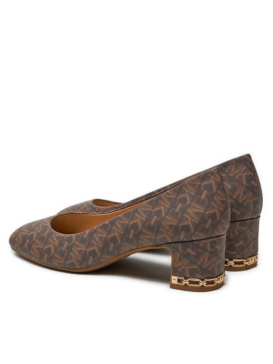 MICHAEL Michael Kors Γοβάκια MICHAEL Michael Kors June Flex Mid Pump 40T4JUMP1B Καφέ