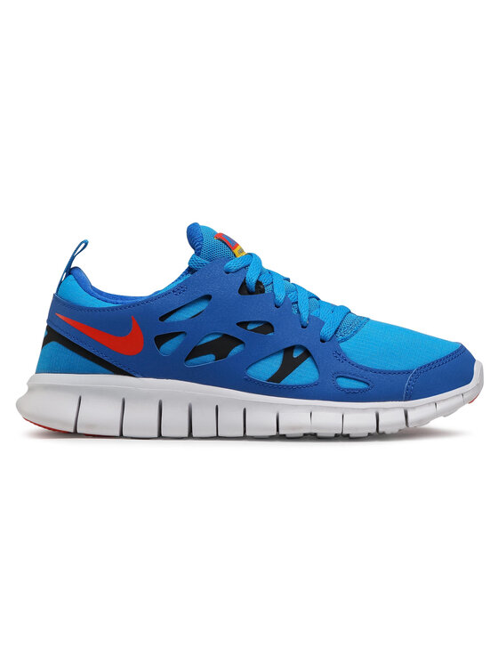 Nike Buty do biegania Nike Free Run 2 (GS) 443742 404 Niebieski