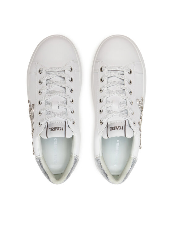 KARL LAGERFELD Sneakersy KARL LAGERFELD Kapri KL62511G Bílá