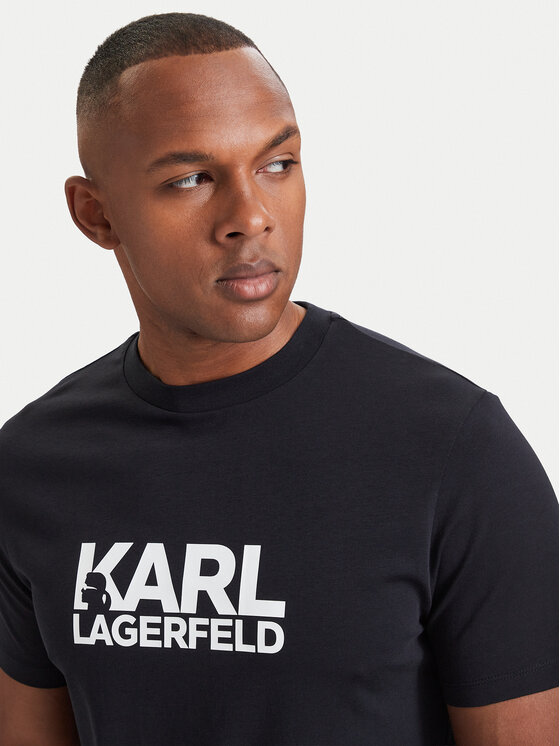KARL LAGERFELD KARL LAGERFELD Camiseta 755780 564235 Azul marino Regular Fit
