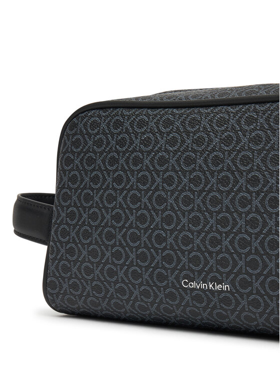 Calvin Klein Kosmetyczka Calvin Klein Ck Must Mono Washbag/Dopp Kit LV04D1041G Czarny