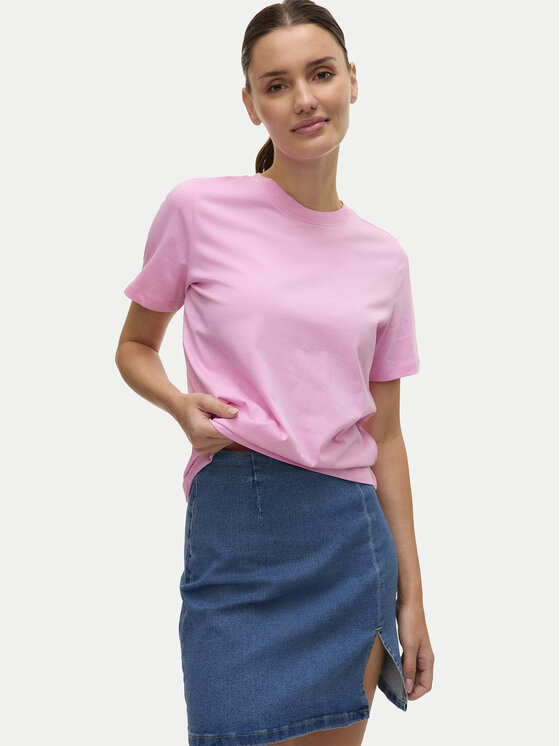 Vero Moda Vero Moda Póló Paulina 10316991 Rózsaszín Regular Fit