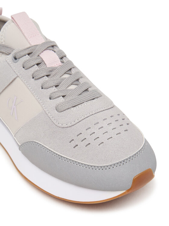 Calvin Klein Sneakers Calvin Klein Retro Runner Sock Laceup Neo Mix HW0HW03250 Gri