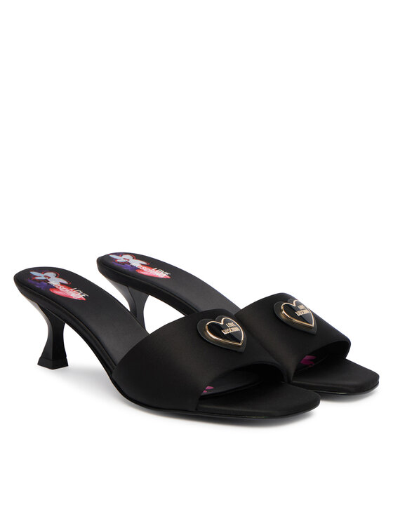 LOVE MOSCHINO Шльопанці LOVE MOSCHINO JA28215G0OJO0000 Чорний