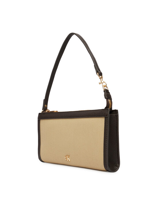 Calvin Klein Kabelka Calvin Klein Ck Canvas Convertible Pouch LV04F1126G Béžová