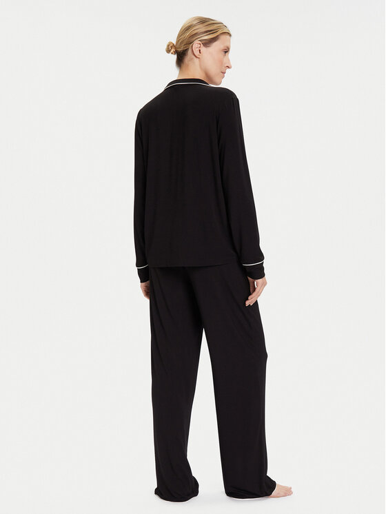 KARL LAGERFELD KARL LAGERFELD Pidžama A4W45004 Crna Relaxed Fit