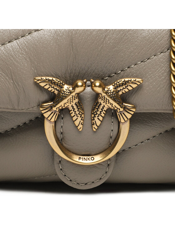 Kabelka Pinko Love Micro Puff C AI 23-24 PCPL 100041 A0F2 Béžová