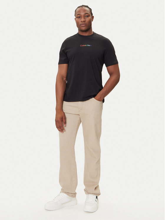 Calvin Klein Jeans Calvin Klein Jeans Marškinėliai Pride Graphic LV04RC815G Juoda Relaxed Fit