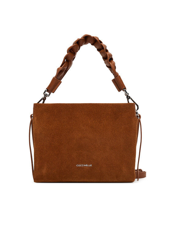 Coccinelle Сумка Coccinelle P6P Boheme Suede Bimaterial E1 P6P 58 01 01 Коричневий