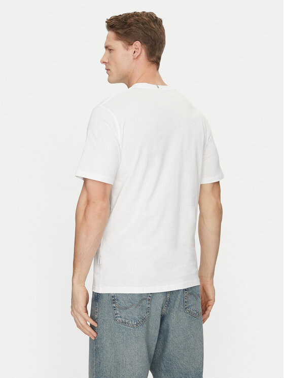Jack & Jones Jack & Jones Majica Frederiksberg 12278266 Bela Regular Fit