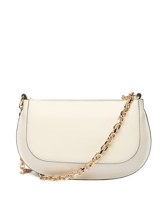 Tommy Hilfiger Borsetta Tommy Hilfiger Th Glam Mini Chain Crossover AW0AW18142 Écru