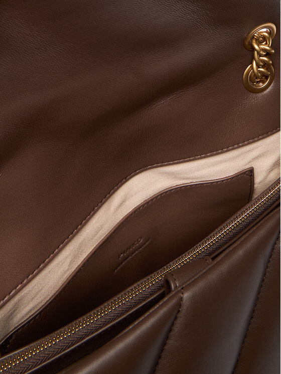 PINKO Kabelka PINKO Love Puff Big Cl AI 25-26 PLTT 100037 A0F2 Hnedá