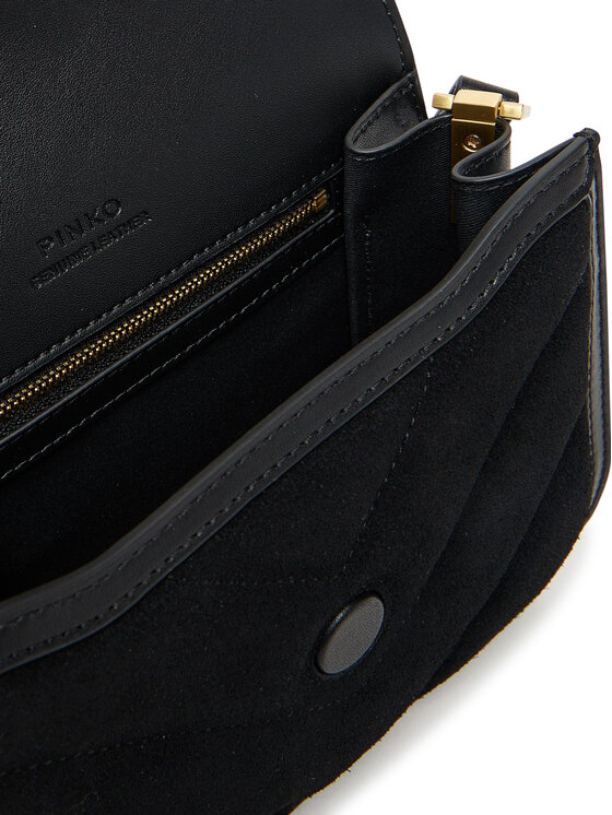 PINKO Ročna torba PINKO Love Box Bag Fl Mini AI 25-26 PLTT 104297 A2JH Črna