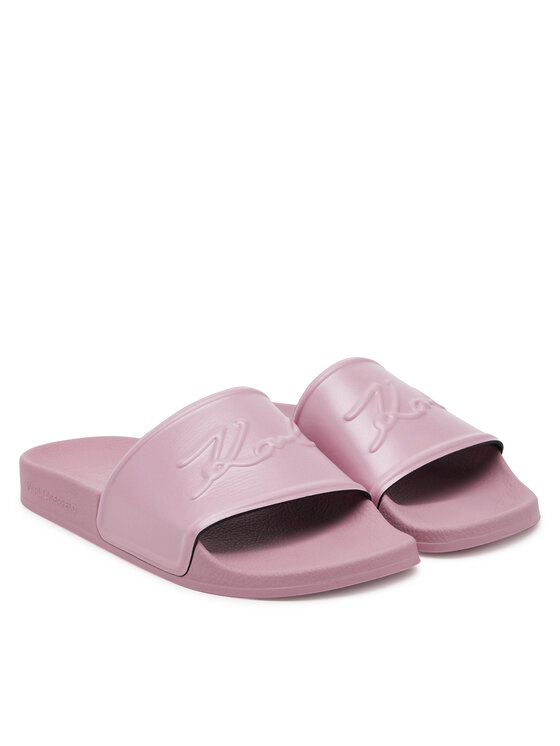 KARL LAGERFELD Шльопанці KARL LAGERFELD Kondo 2.0 KL80910 Рожевий