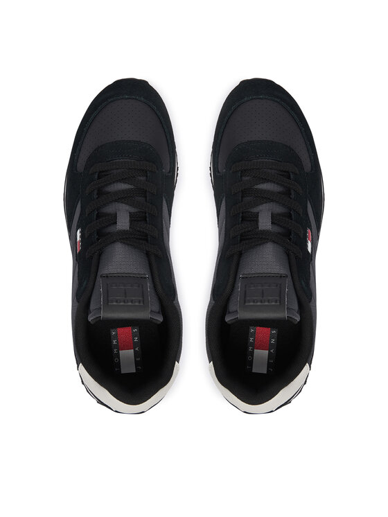 Tommy Jeans Sportcipők Tommy Jeans Tj Runner Flag Mix EM0EM01774 Fekete