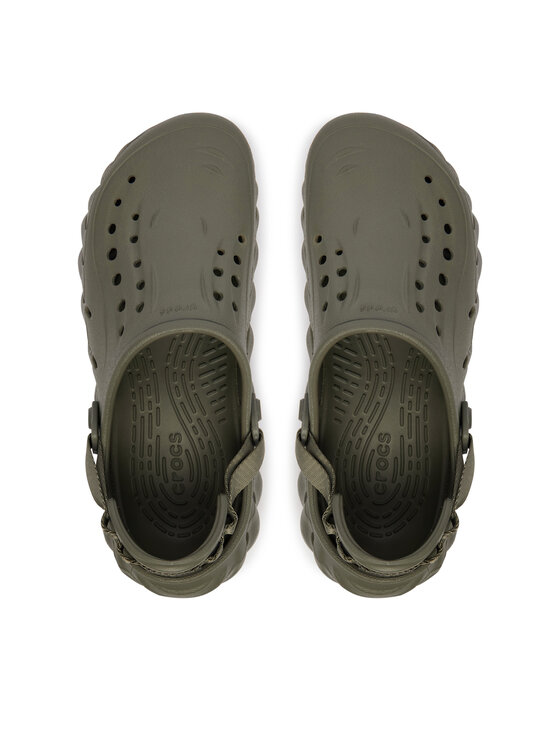 Crocs Шльопанці Crocs Echo Clog 207937 Зелений