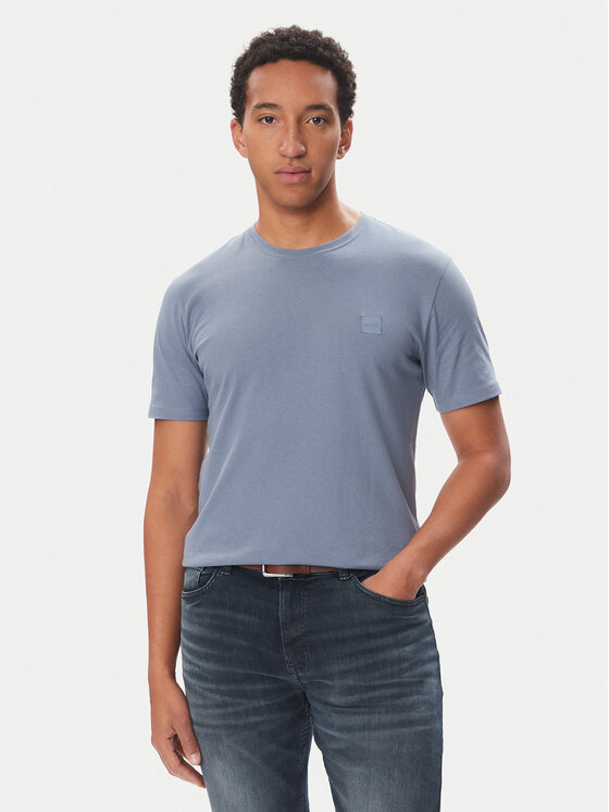 BOSS BOSS Camiseta Tales  50508584 Azul Relaxed Fit