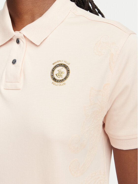 Beverly Hills Polo Club Beverly Hills Polo Club Polo L2608-HR Rosa claro Regular Fit