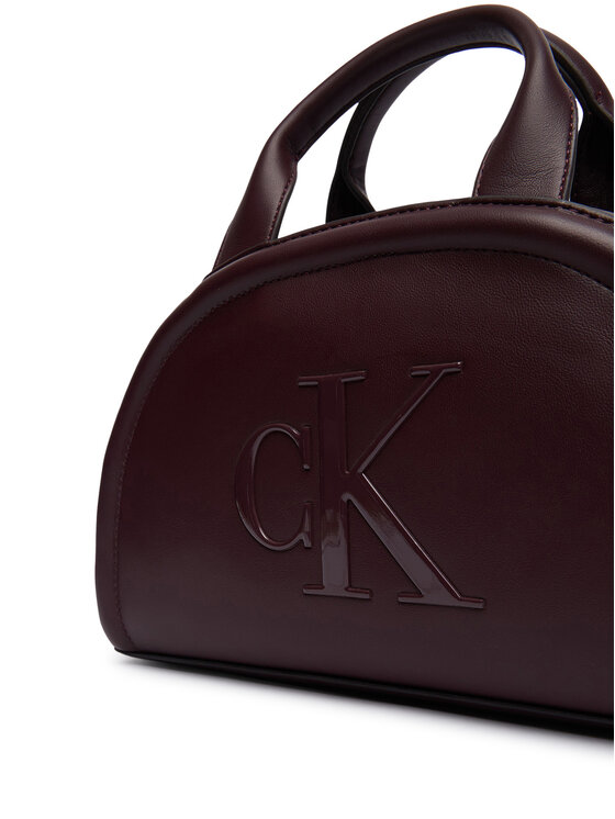 Calvin Klein Táska Calvin Klein Bold Ck Dome Crossbody LV04F3895G Bordó