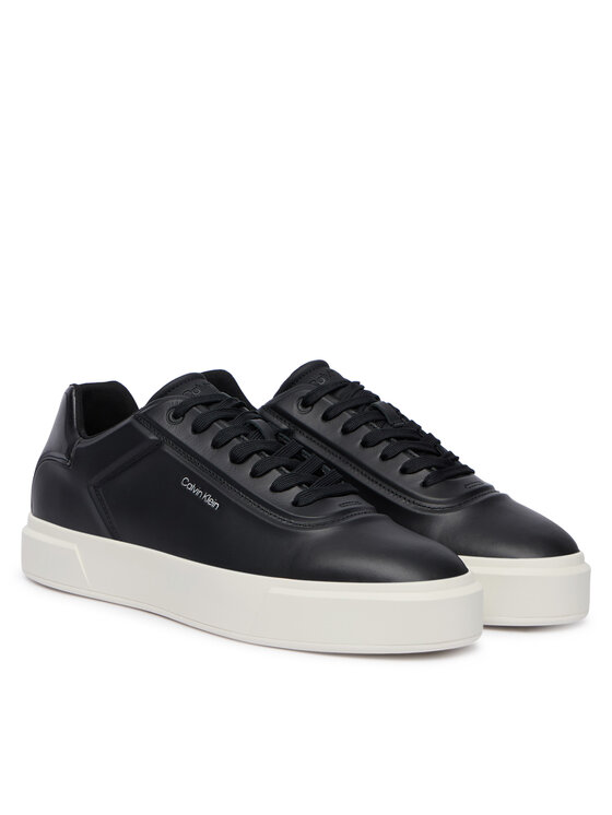 Calvin Klein Sneakersy Calvin Klein Basket Cups Oxf Lup Hf Lth YM0YM01452 Czarny