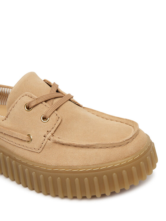 Clarks Туфлі Clarks Torhill Boat 26186301 Бежевий