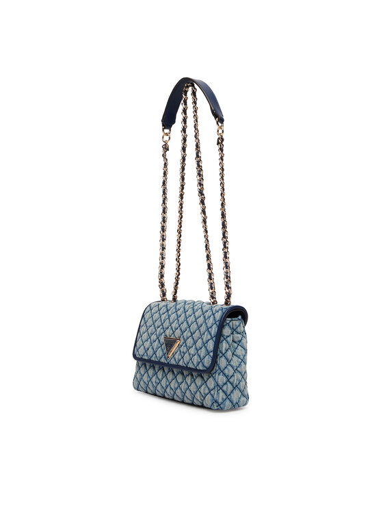 Guess Ročna torba Guess Giully II Mini HWDD96 73740 Modra