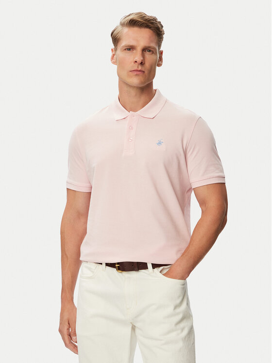 Beverly Hills Polo Club Beverly Hills Polo Club Поло P-SS26M-P42560_BBU Світло-рожевий Regular Fit