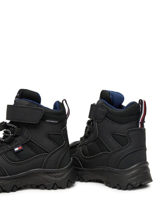 Tommy Hilfiger Snehule Tommy Hilfiger Fur Boot T1X5-33710-1492 M Čierna