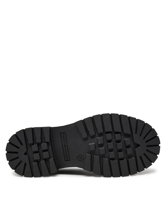 Tommy Hilfiger Turistická obuv Tommy Hilfiger Lace-Up Bootie T3A5-33567-1351 M Černá