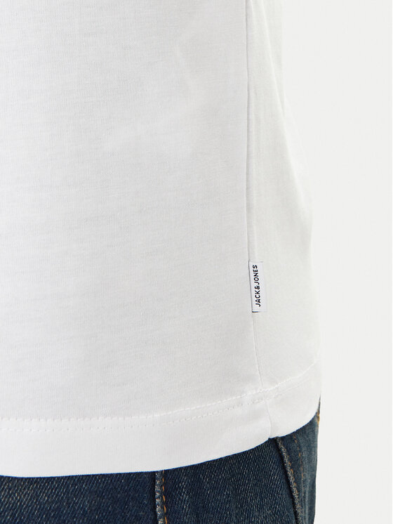 Jack & Jones Jack & Jones T-shirt Basic 12156101 Bijela Slim Fit