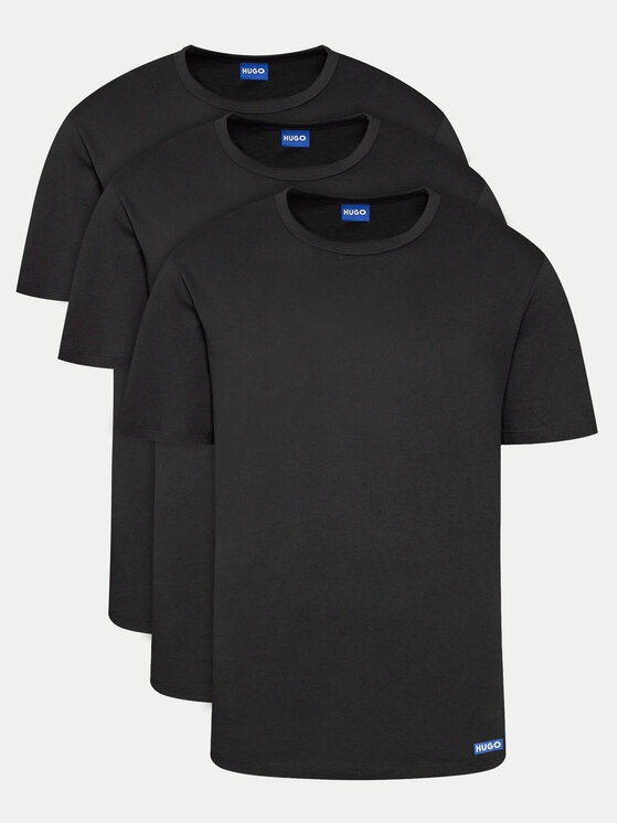 HUGO HUGO Комплект футболок Naolo 50522382 Чорний Regular Fit