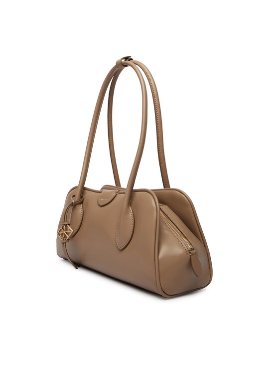 Calvin Klein Torbica Calvin Klein Emblem Trio Shoulder Bag LV04F3369G Bež