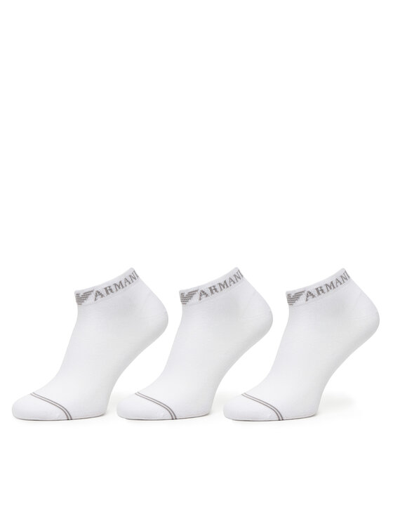 Emporio Armani Underwear Krátke ponožky Emporio Armani Underwear EW000584 AF20515 M0172 Biela