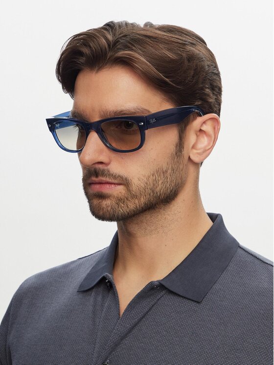 Ray-Ban Сонцезахисні окуляри Ray-Ban Mega Wayfarer II 0RB0832S 684532 Cиній