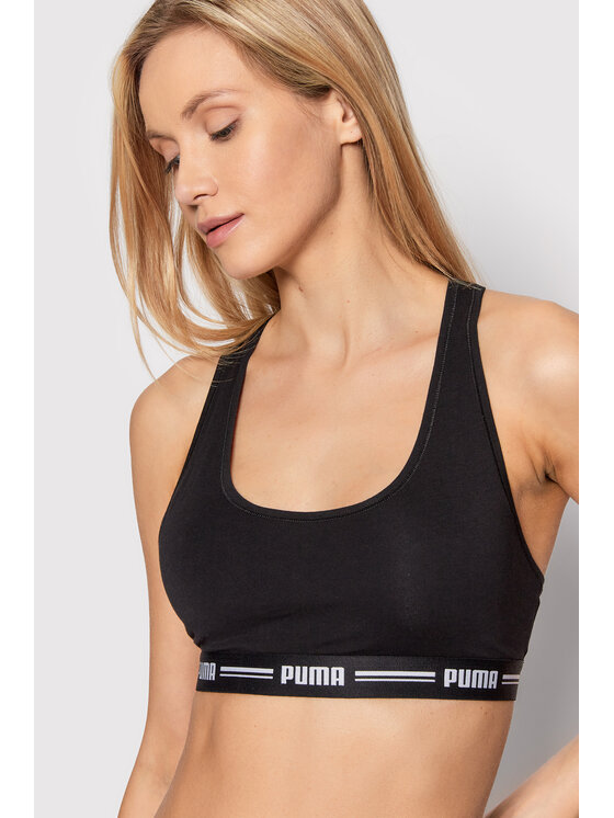 Puma Puma Top de sujetador Racer Back 907862 Negro