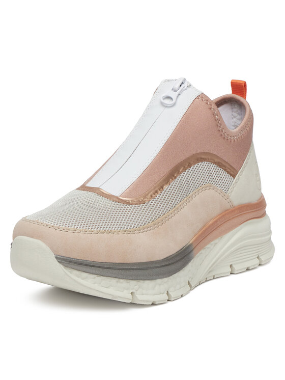 Rieker Sneakersy Rieker 48053-31 Růžová