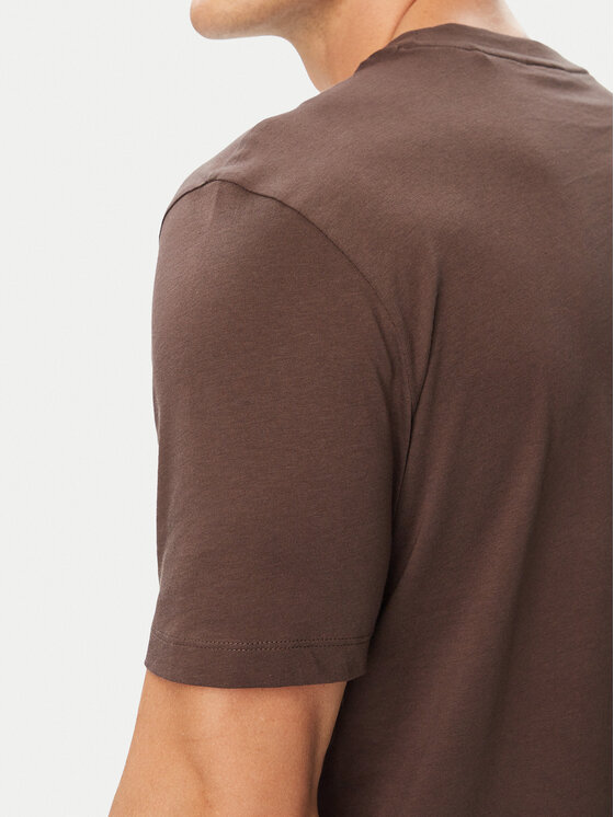 HUGO HUGO Camiseta Dero222 50466158 Marrón Regular Fit