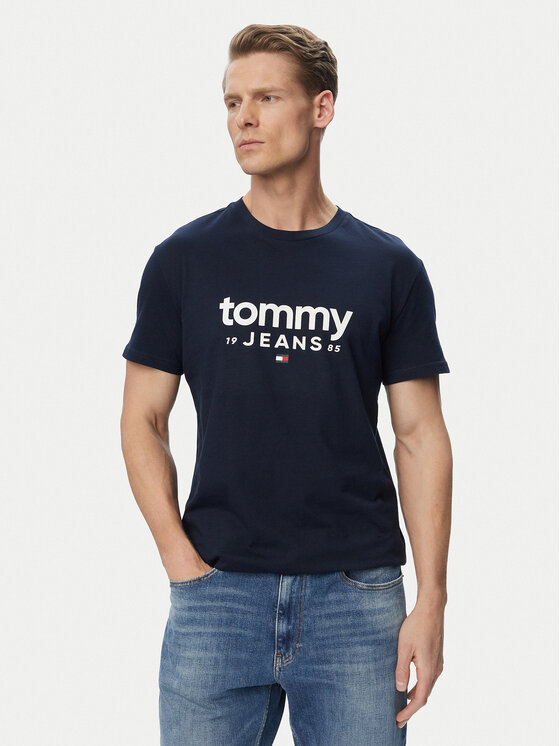 Tommy Jeans Tommy Jeans Camiseta Graphic DM0DM23376 Azul marino Slim Fit