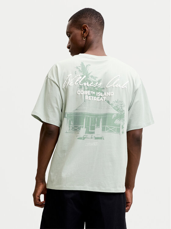 Jack & Jones Jack & Jones T-shirt Eterna 12295544 Verde chiaro Loose Fit