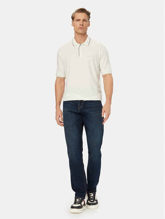 Armani Exchange Armani Exchange Поло XM001557 AF10363 U0009 Білий Regular Fit